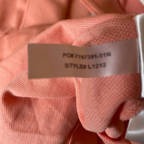 Lacoste Big and Tall 4X Coral Light Orange Classic Fit Short sleeve Polo - Picture 8 of 9